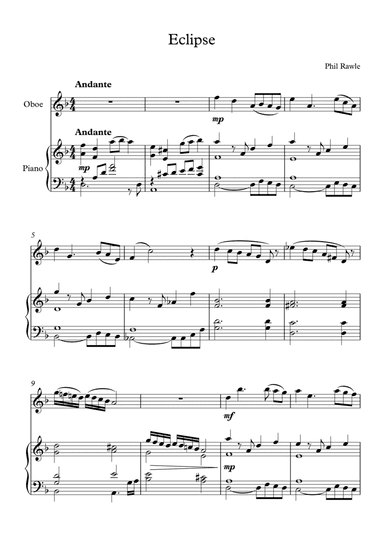 Eclipse - Oboe and Piano