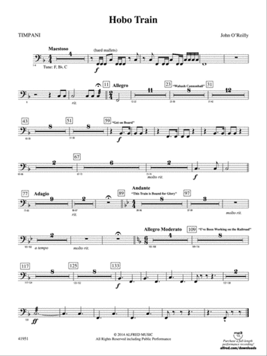 Hobo Train: Timpani