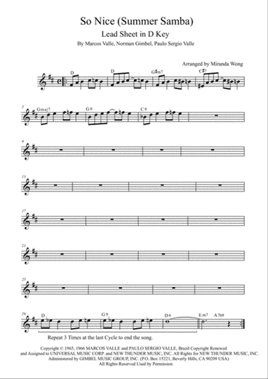 So Nice (summer Samba)