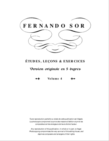 Études, leçons et exercices, vol. 4