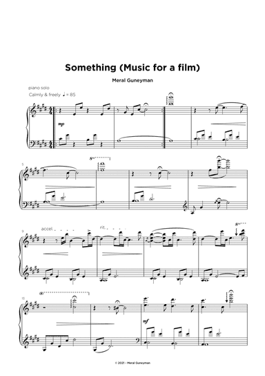 Something (music for a short film)