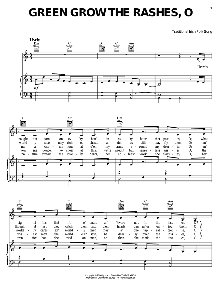 Green Grow The Rushes-O