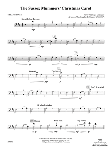 The Sussex Mummers' Christmas Carol: String Bass