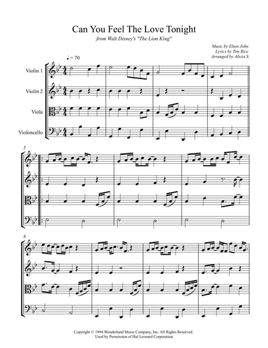 Can You Feel The Love Tonight