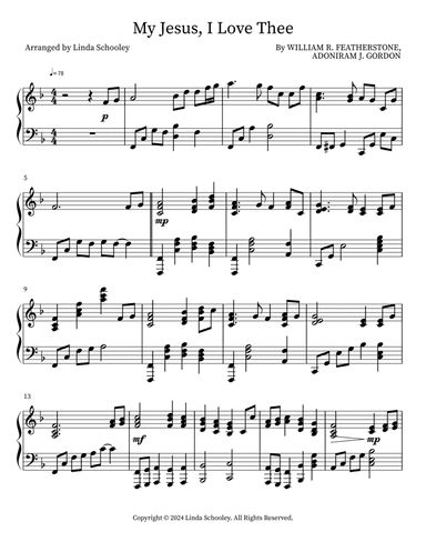 My Jesus, I Love Thee