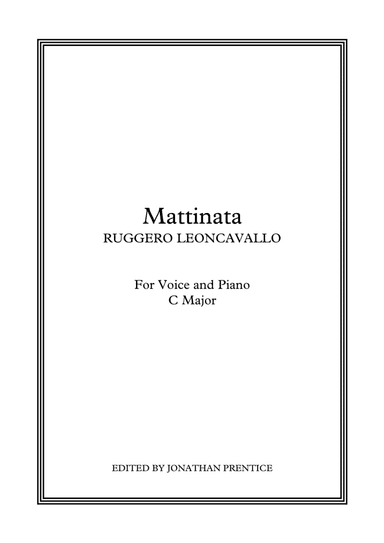 Mattinata (C Major)
