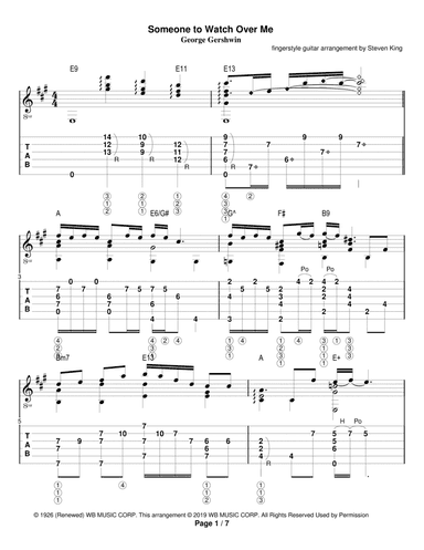 Someone To Watch Over Me