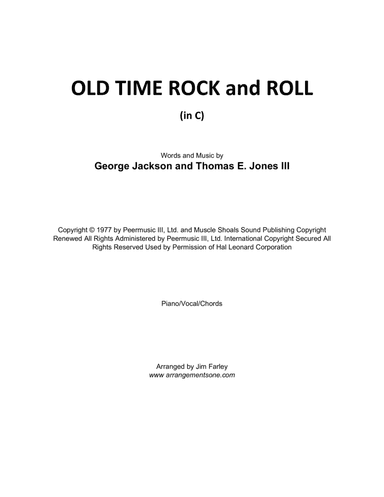 Old Time Rock & Roll