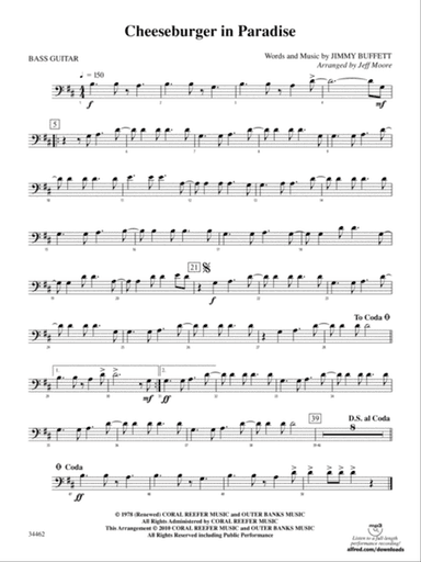 Cheeseburger in Paradise: String Bass