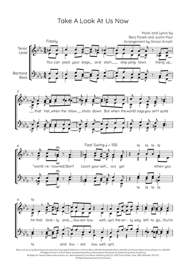 Take A Look At Us Now