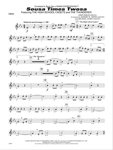 Sousa Times Twosa: Oboe