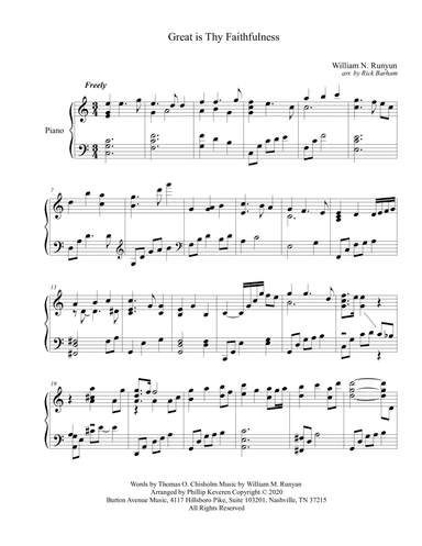 Great Is Thy Faithfulness