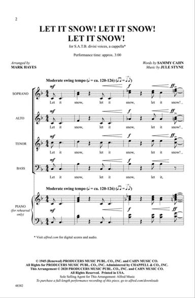 Let It Snow! Let It Snow! Let It Snow!