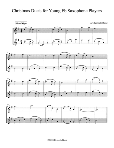 Christmas Duets for Young Saxophone Players