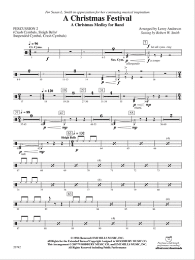 A Christmas Festival: 2nd Percussion