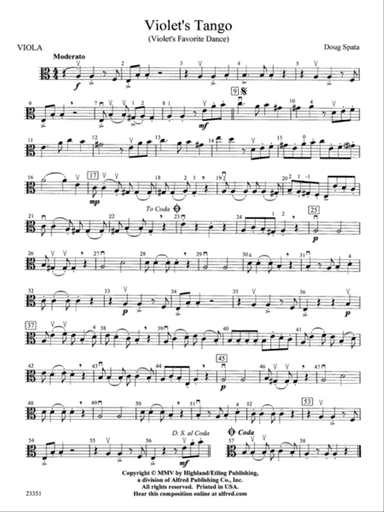 Violet's Tango: Viola