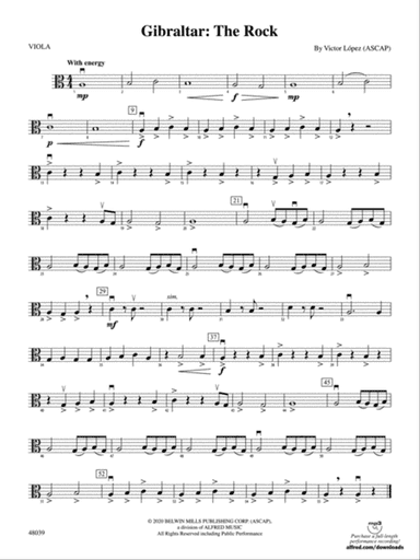 Gibralter: The Rock: Viola