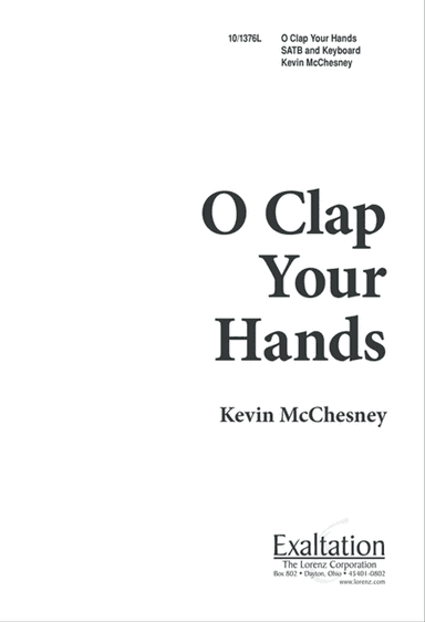 O Clap Your Hands