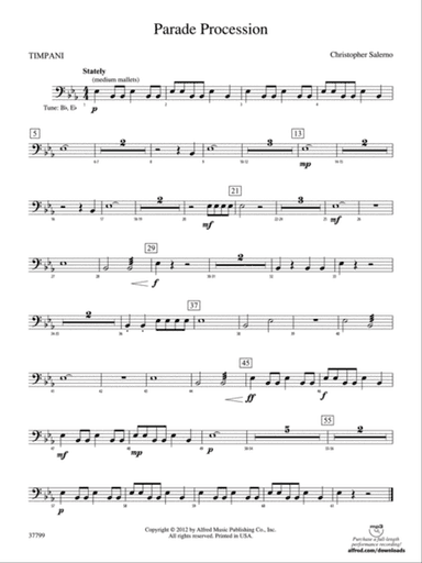Parade Procession: Timpani