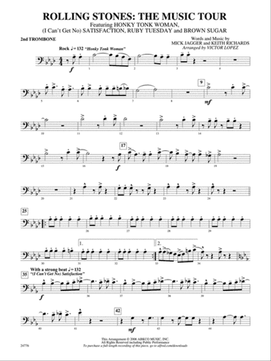 Rolling Stones: The Music Tour: 2nd Trombone