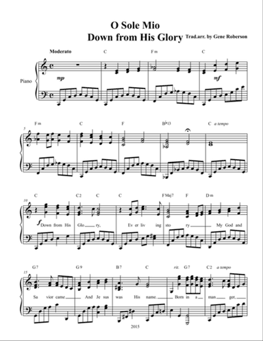 O Sole Mio - Down From His Glory