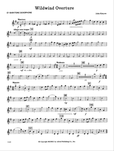 Wildwind Overture: E-flat Baritone Saxophone