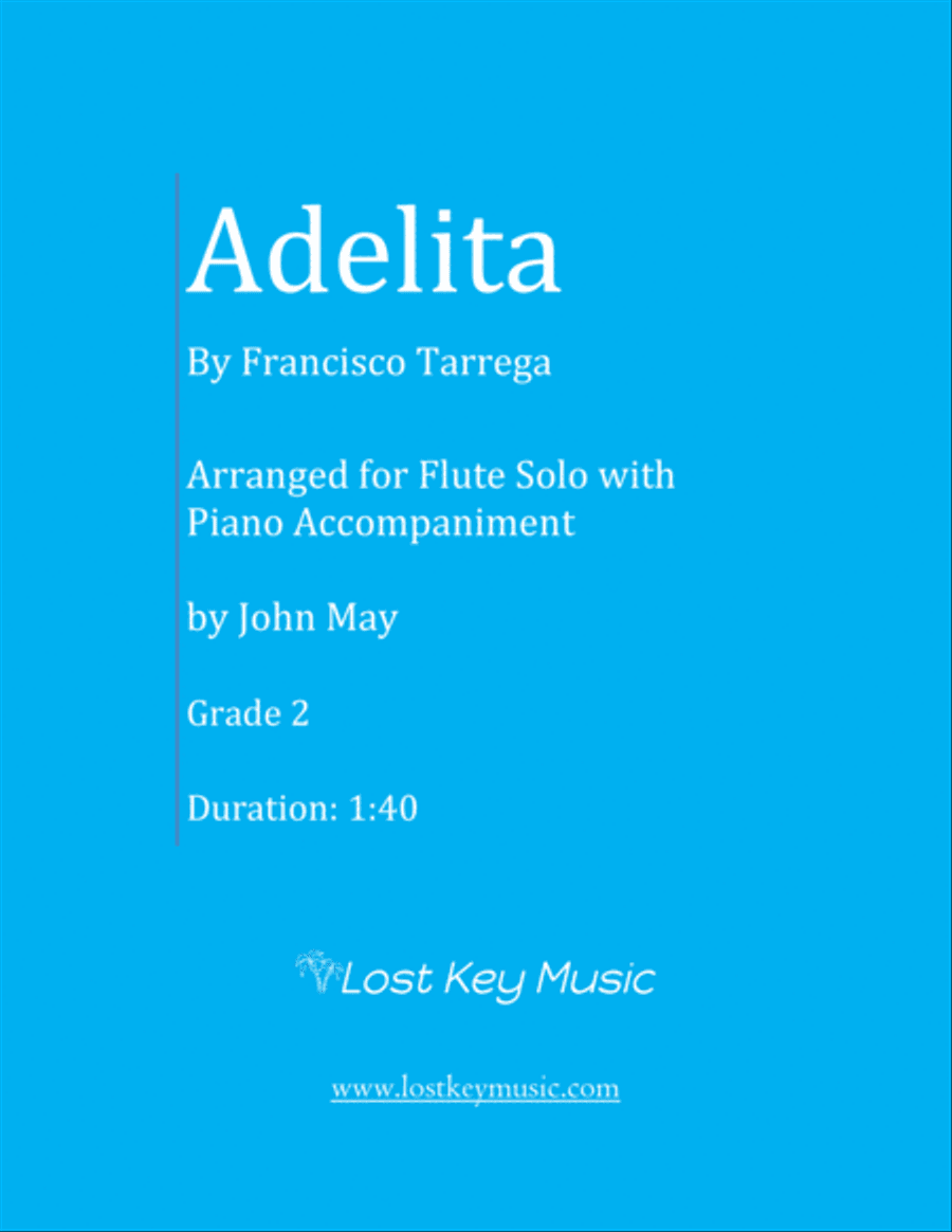 Adelita-Flute Solo (Optional Piano Accompaniment)