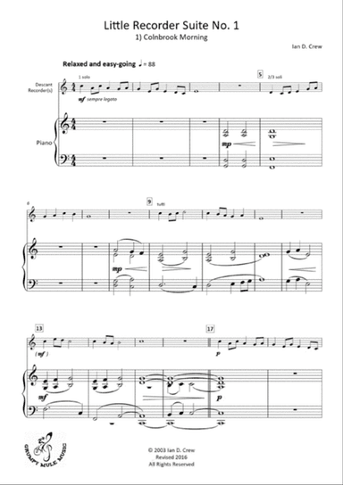 Little Recorder Suite No. 1