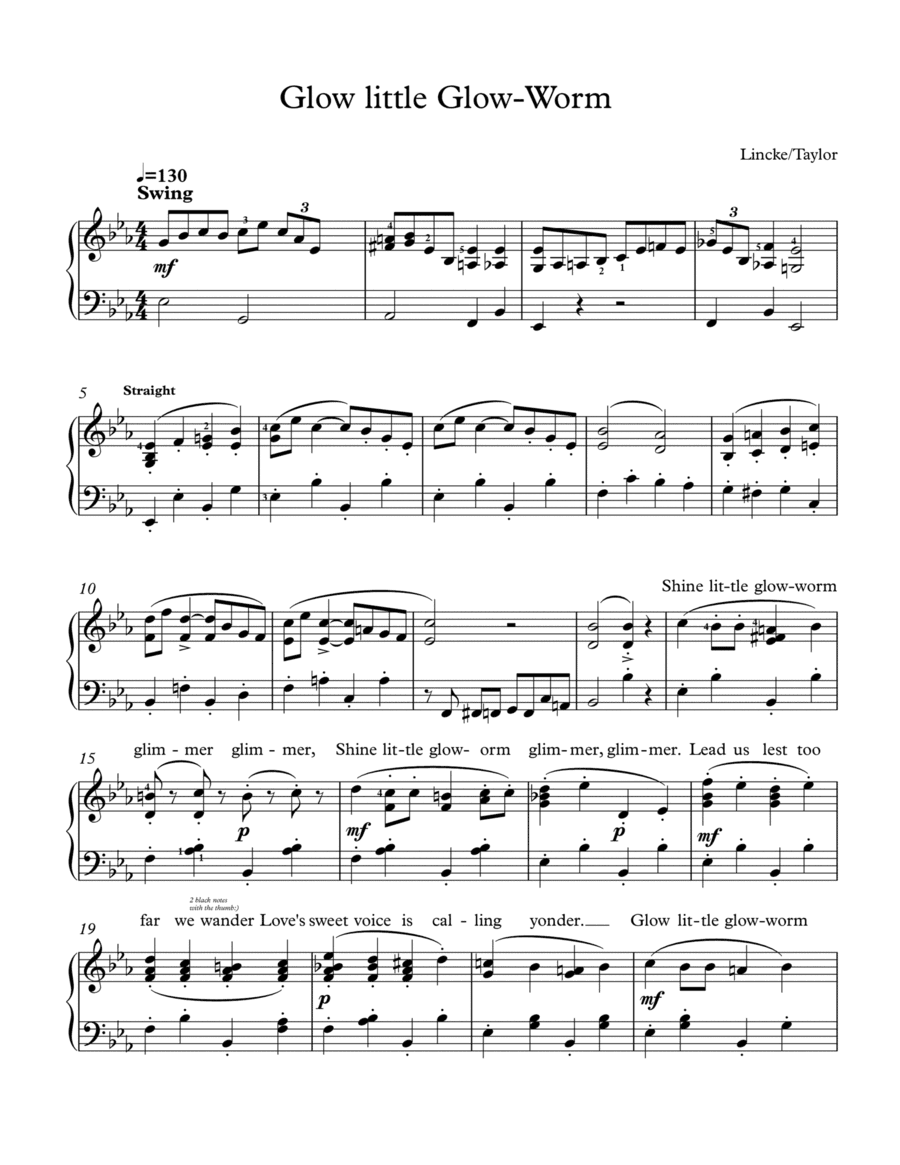 Glow little Glow-Worm