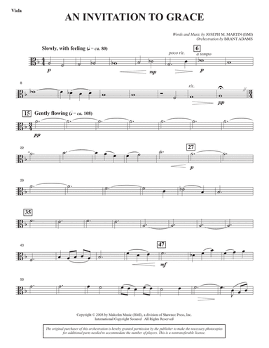An Invitation To Grace - Viola