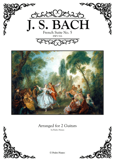 French Suite No. 5, BWV 816 - (Arr. for 2 Guitars)
