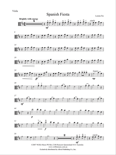 Spanish Fiesta: Viola