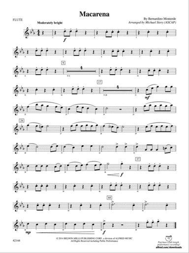 Macarena: Flute