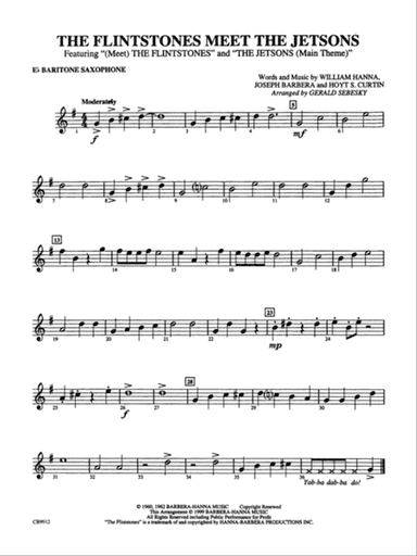 The Flintstones Meet the Jetsons: E-flat Baritone Saxophone