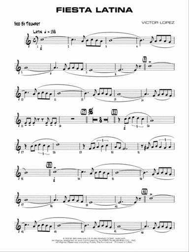 Fiesta Latina: 3rd B-flat Trumpet