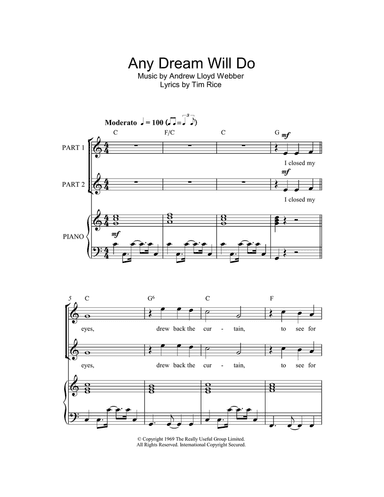 Any Dream Will Do (arr. Rick Hein)