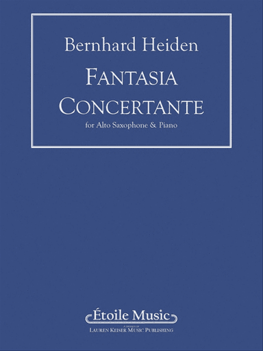 Fantasia Concertante Alto Sax And Piano