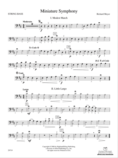 Miniature Symphony: String Bass