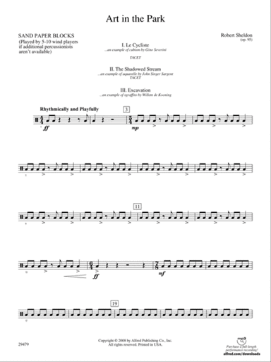 Art in the Park: 3rd Percussion