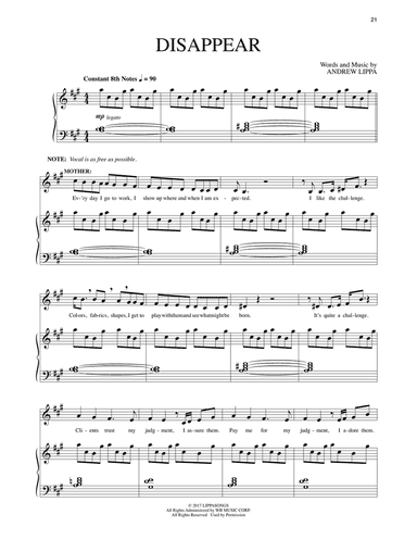 Disappear (from The Man In The Ceiling)