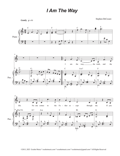 I Am The Way (Vocal solo)