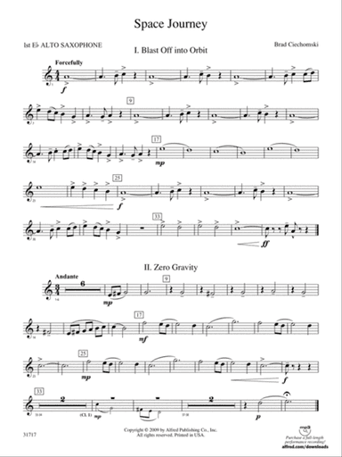 Space Journey: E-flat Alto Saxophone