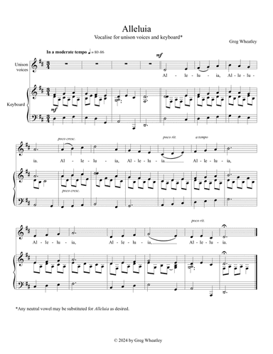 Alleuia (Vocalise)