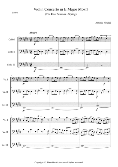 The Four Seasons - Spring 3rd Movement