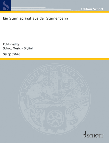 Ein Stern springt aus der Sternenbahn