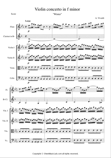 The Four Seasons - Winter 2nd Movement