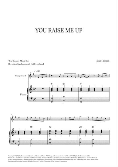 You Raise Me Up
