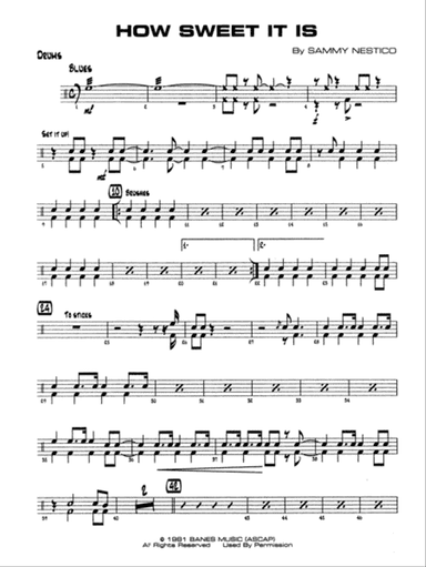 How Sweet It Is: Drums