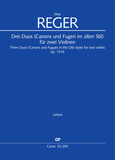 Three Duos (Canons and Fugues in the Old style) for two violins