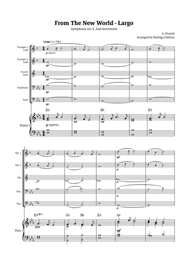 Largo (2nd movement of the Symphony no. 9 'From The New World')